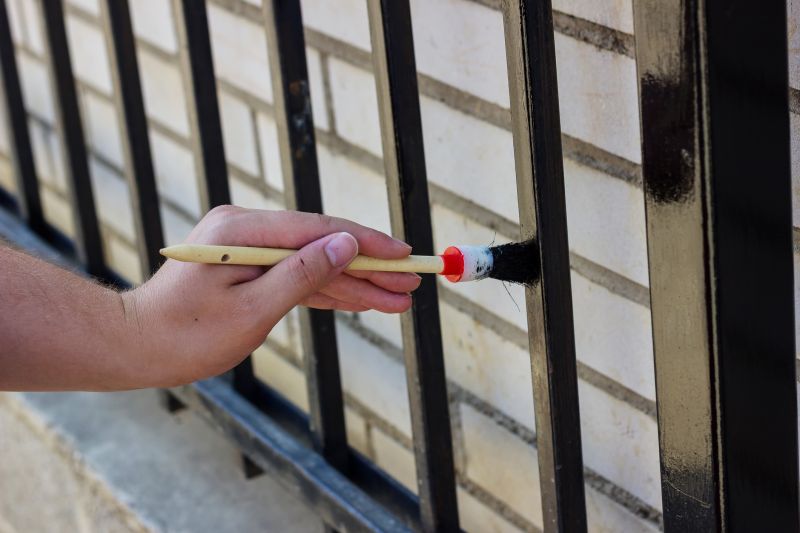 Aluminum Fence Painting