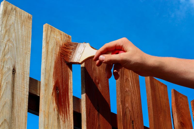 Paint Wood Fence